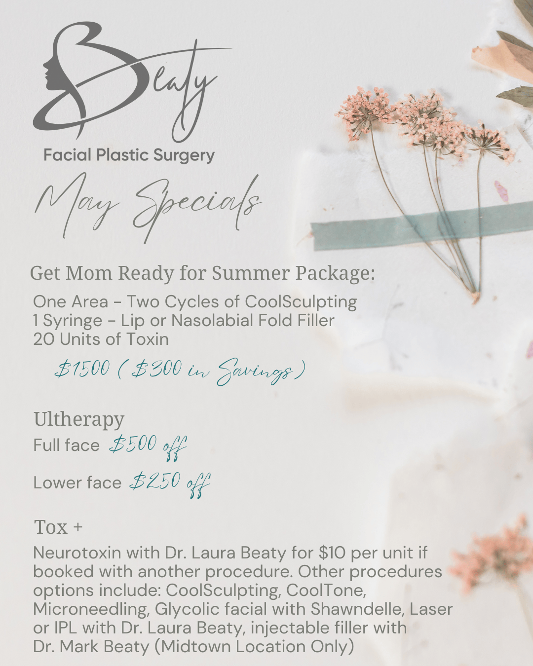 May 2025 Specials for Website 1 May 2025 Specials for Website 1